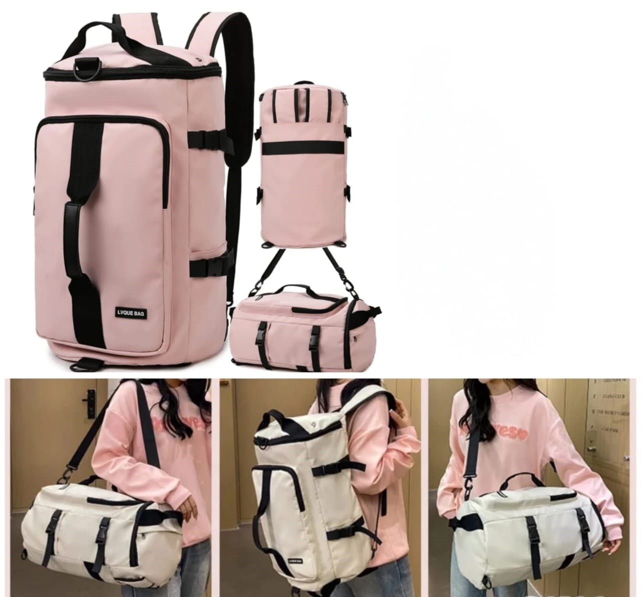 Mochila y Bolsón Impermeable 2 en 1