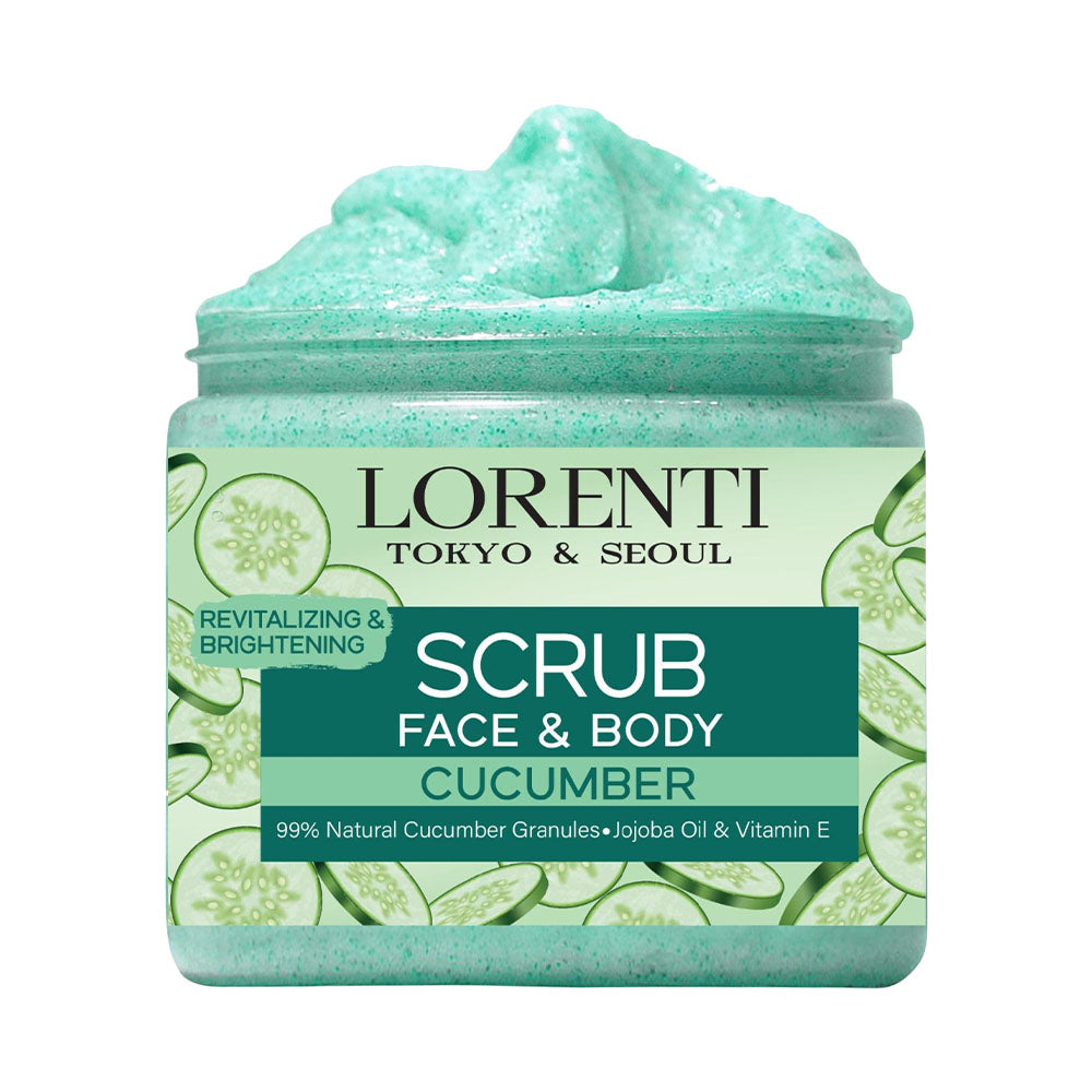 Exfoliante Facial y Corporal LORENTI (CUCUMBER - PEPINO) 500ML