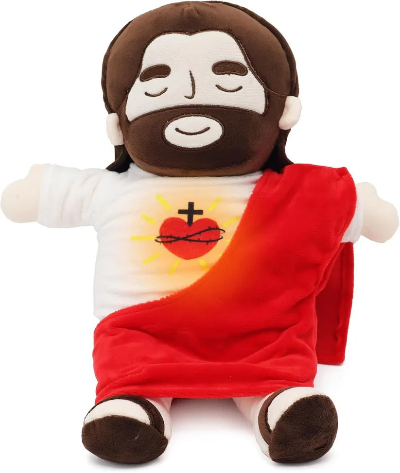 Peluche de Jesús que respira y emite sonido