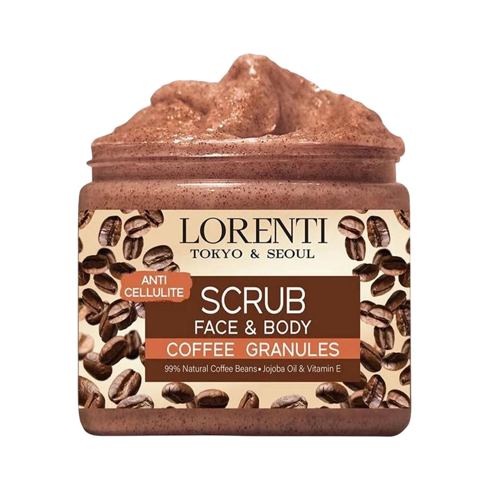 Exfoliante Facial y Corporal LORENTI (COFFEE GRANULES - CAFÉ) 500ML