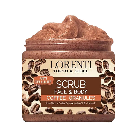 Exfoliante Facial y Corporal LORENTI (COFFEE GRANULES - CAFÉ) 500ML