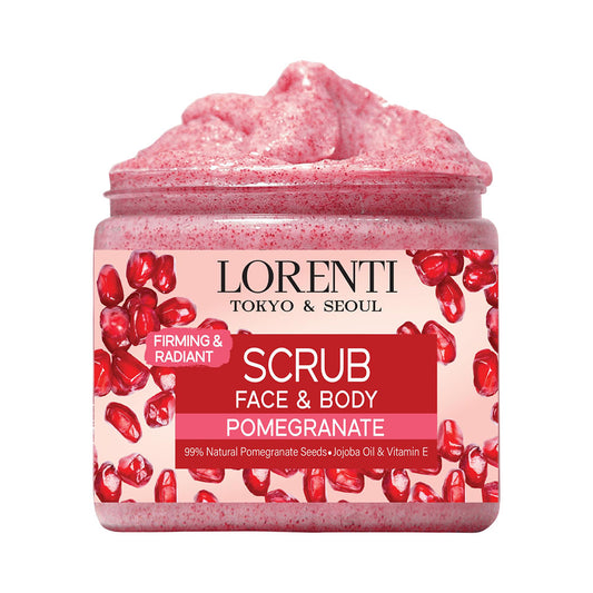 Exfoliante Facial y Corportal LORENTI - (Pomegranate-Granada) 500ML