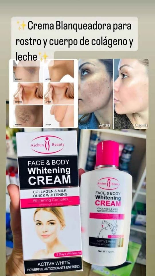 Crema Blanqueadora Facial y Corporal – 120 ml