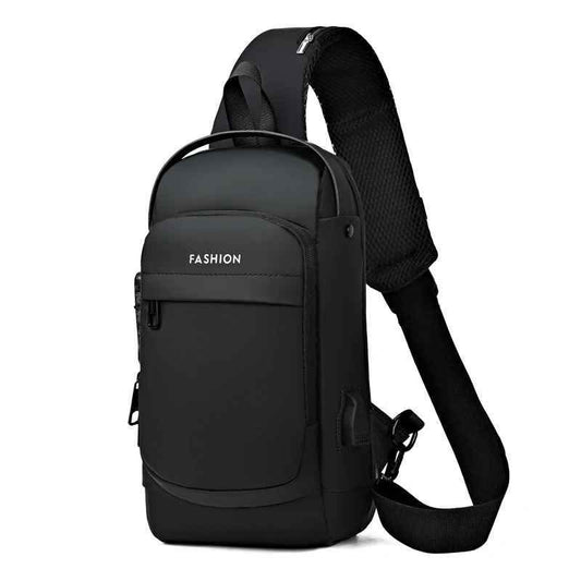 MOCHILA TRASVERSAL ANTIRROBO Y USB